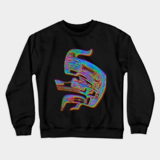 The jackal lurks beneath the moonlight Crewneck Sweatshirt